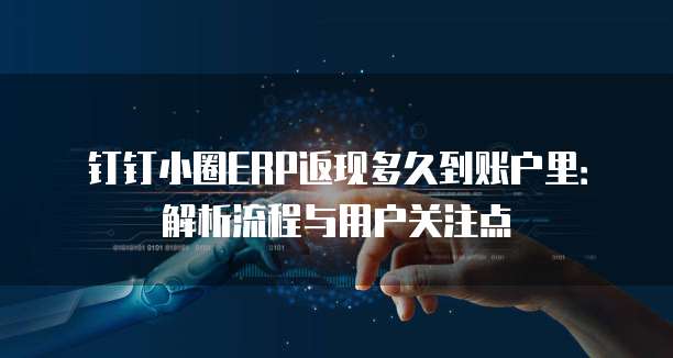 钉钉小圈ERP返现多久到账户里:解析流程与用户关注点
