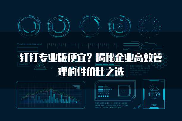 钉钉专业版便宜？揭秘企业高效管理的性价比之选