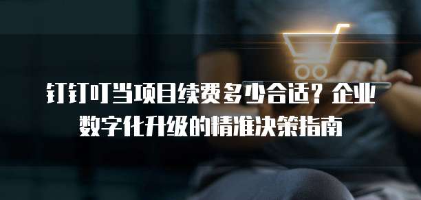 钉钉叮当项目续费多少合适?企业数字化升级的精准决策指南