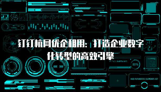 钉钉杭网优企租用：打造企业数字化转型的高效引擎