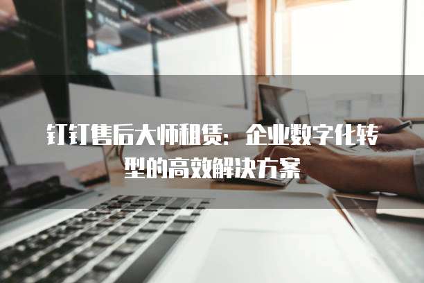 钉钉售后大师租赁:企业数字化转型的高效解决方案
