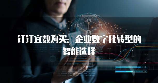 钉钉宜数购买:企业数字化转型的智能选择