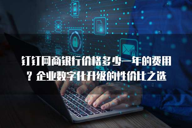 钉钉网商银行价格多少一年的费用?企业数字化升级的性价比之选