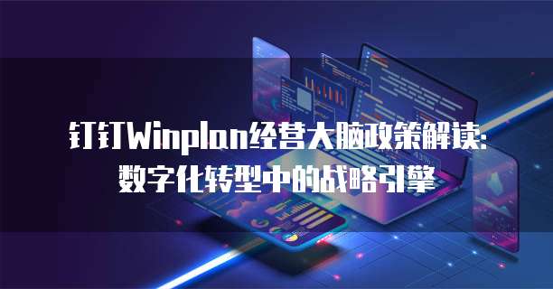 钉钉Winplan经营大脑政策解读:数字化转型中的战略引擎