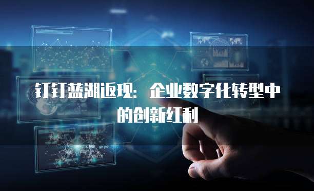 钉钉蓝湖返现:企业数字化转型中的创新红利