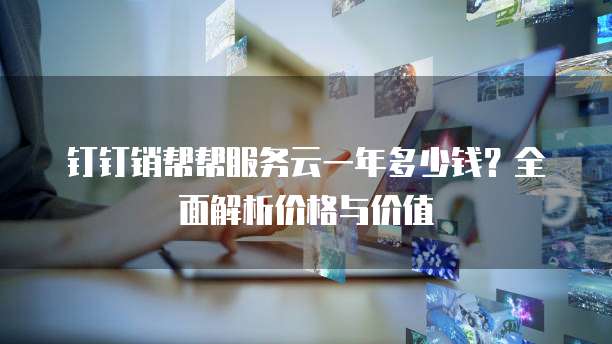 钉钉销帮帮服务云一年多少钱?全面解析价格与价值
