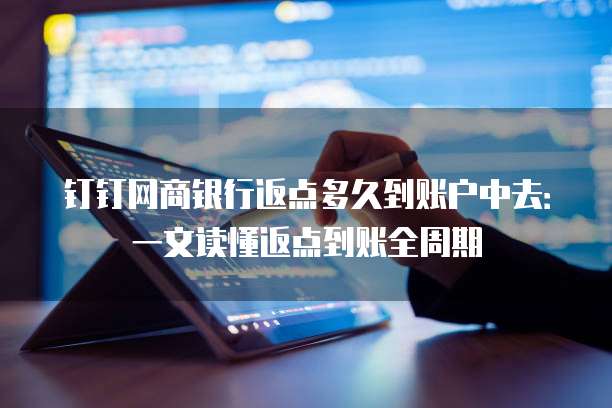 钉钉网商银行返点多久到账户中去:一文读懂返点到账全周期
