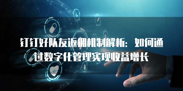 钉钉好队友返佣机制解析:如何通过数字化管理实现收益增长
