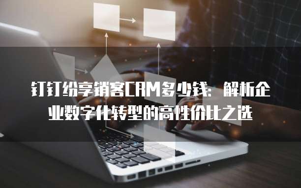 钉钉纷享销客CRM多少钱:解析企业数字化转型的高性价比之选