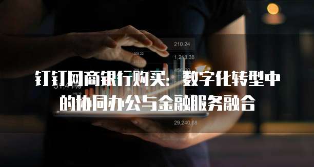 钉钉网商银行购买:数字化转型中的协同办公与金融服务融合