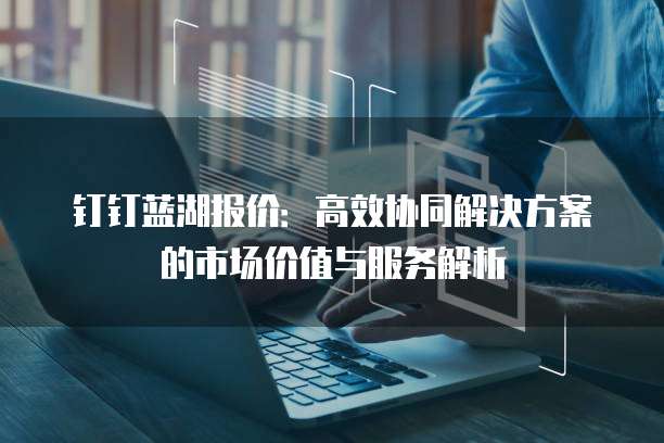钉钉蓝湖报价:高效协同解决方案的市场价值与服务解析