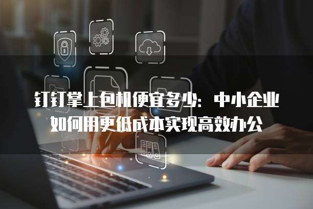 钉钉掌上包机便宜多少:中小企业如何用更低成本实现高效办公