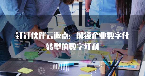 钉钉伙伴云返点：解锁企业数字化转型的数字红利