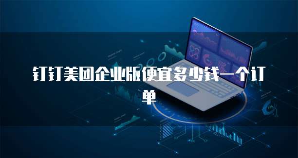 钉钉美团企业版便宜多少钱一个订单