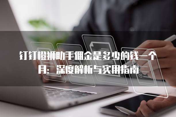 钉钉橙狮助手佣金是多少的钱一个月:深度解析与实用指南
