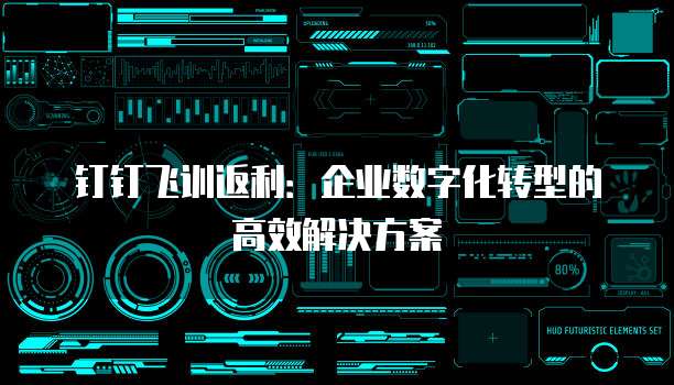 钉钉飞训返利:企业数字化转型的高效解决方案
