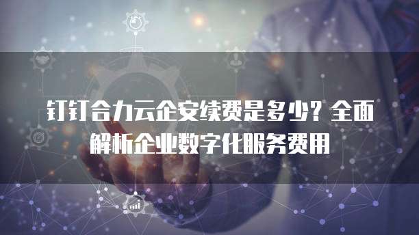 钉钉合力云企安续费是多少?全面解析企业数字化服务费用