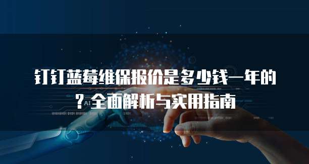 钉钉蓝莓维保报价是多少钱一年的?全面解析与实用指南