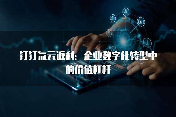 钉钉氚云返利:企业数字化转型中的价值杠杆