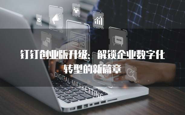 钉钉创业版升级:解锁企业数字化转型的新篇章