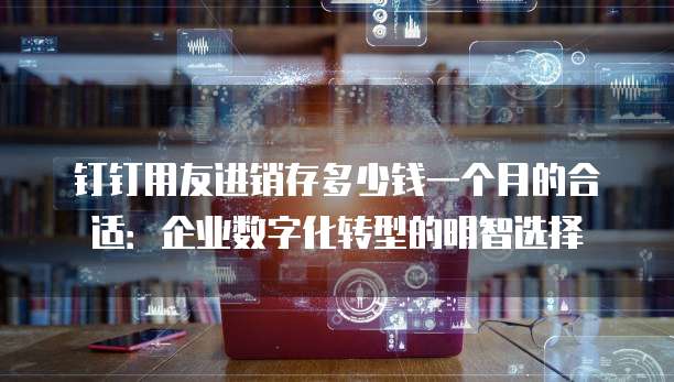 钉钉用友进销存多少钱一个月的合适:企业数字化转型的明智选择