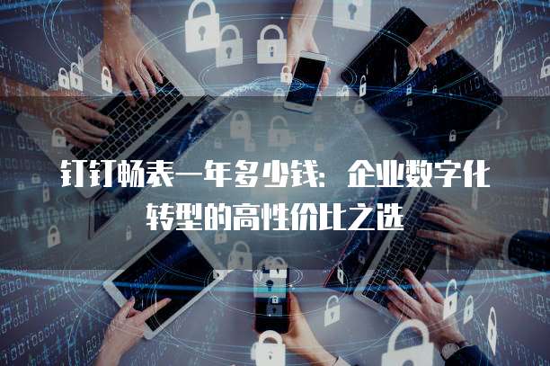钉钉畅表一年多少钱:企业数字化转型的高性价比之选