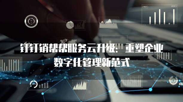 钉钉销帮帮服务云升级:重塑企业数字化管理新范式