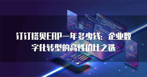 钉钉搭贝ERP一年多少钱:企业数字化转型的高性价比之选