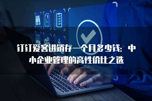 钉钉爱客进销存一个月多少钱:中小企业管理的高性价比之选