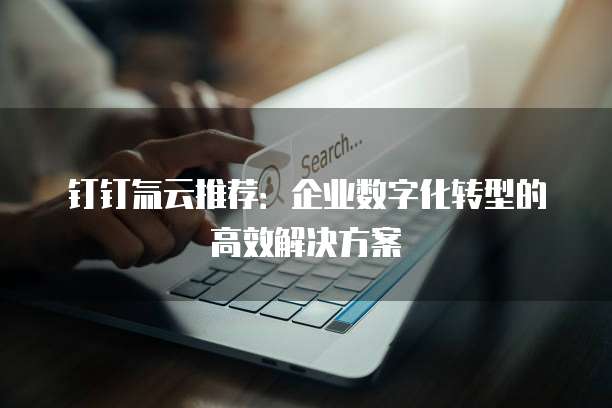 钉钉氚云推荐：企业数字化转型的高效解决方案