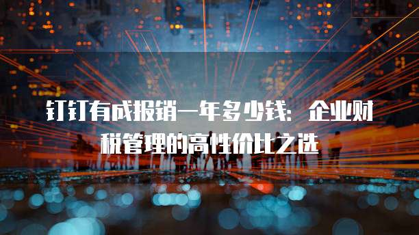 钉钉有成报销一年多少钱:企业财税管理的高性价比之选