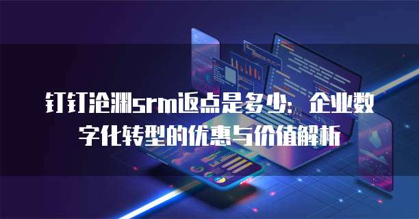 钉钉沧渊srm返点是多少:企业数字化转型的优惠与价值解析