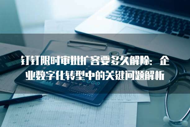 钉钉限时审批扩容要多久解除:企业数字化转型中的关键问题解析