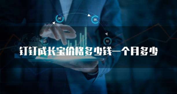 钉钉成长宝价格多少钱一个月多少
