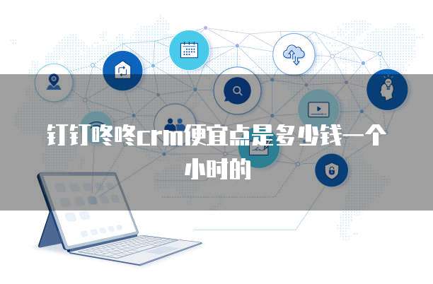 钉钉咚咚crm便宜点是多少钱一个小时的