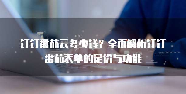 钉钉番茄云多少钱？全面解析钉钉番茄表单的定价与功能