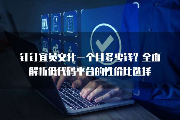 钉钉宜员文化一个月多少钱?全面解析低代码平台的性价比选择