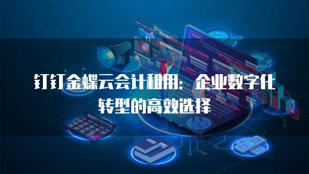 钉钉金蝶云会计租用:企业数字化转型的高效选择