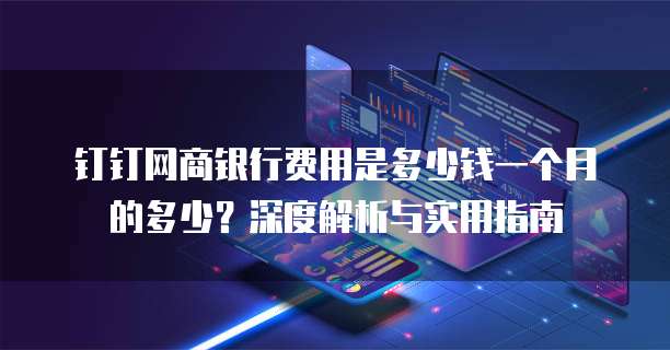 钉钉网商银行费用是多少钱一个月的多少？深度解析与实用指南