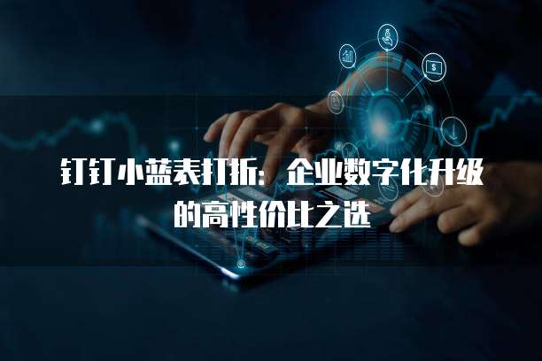 钉钉小蓝表打折:企业数字化升级的高性价比之选