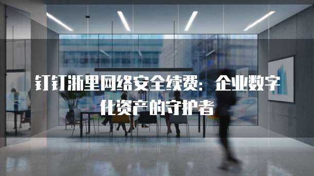 钉钉浙里网络安全续费:企业数字化资产的守护者