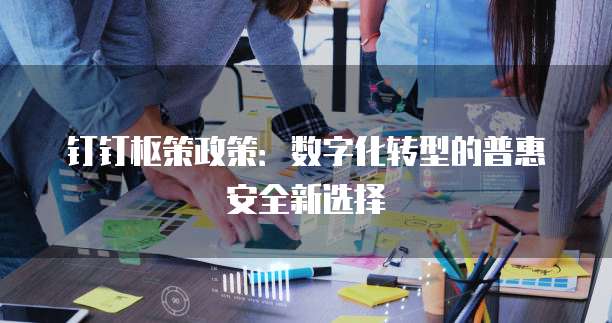 钉钉枢策政策:数字化转型的普惠安全新选择