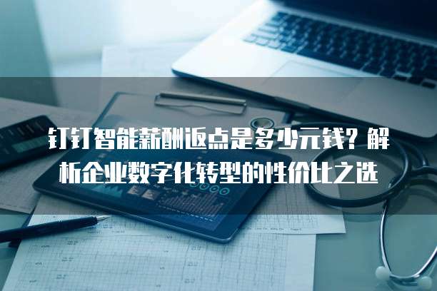 钉钉智能薪酬返点是多少元钱?解析企业数字化转型的性价比之选