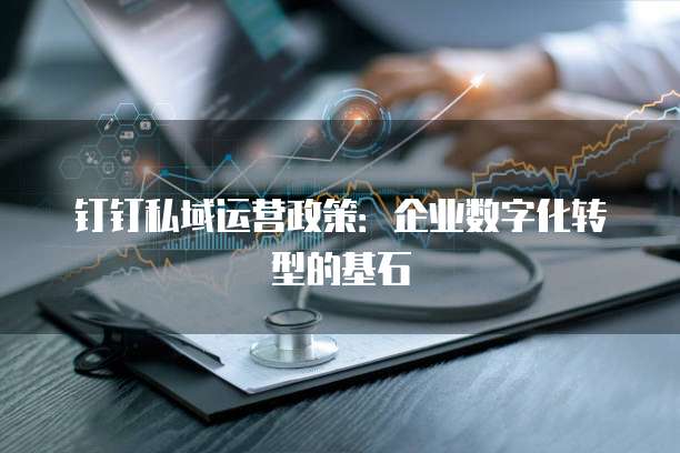钉钉私域运营政策:企业数字化转型的基石