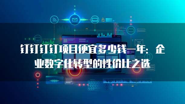 钉钉钉钉项目便宜多少钱一年:企业数字化转型的性价比之选