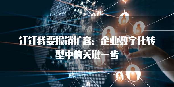 钉钉我要报销扩容:企业数字化转型中的关键一步