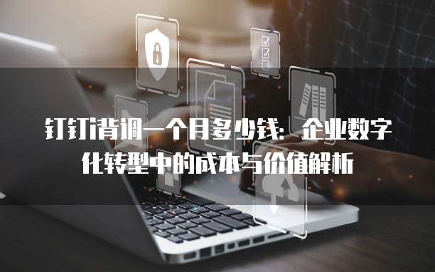 钉钉i背调一个月多少钱:企业数字化转型中的成本与价值解析