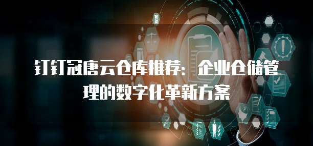 钉钉冠唐云仓库推荐:企业仓储管理的数字化革新方案