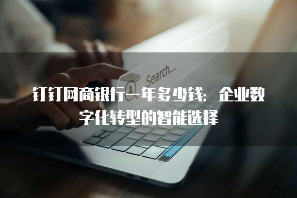 钉钉网商银行一年多少钱:企业数字化转型的智能选择