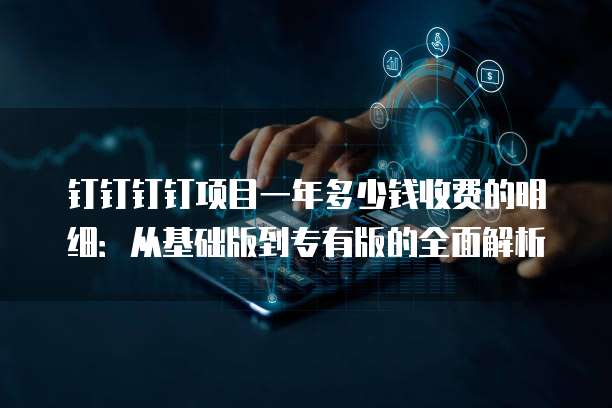 钉钉钉钉项目一年多少钱收费的明细:从基础版到专有版的全面解析